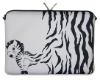 13.3" zebra floral neoprene laptop sleeve