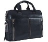 13"genuine leather laptop briefcase