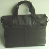 14" Genuine leather laptop messenger bag