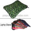 14"neoprene laptop/notebook computer bag/sleeve/case with zipper, camouflage pattern
