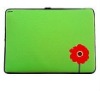 14" poppy neoprene laptop sleeve
