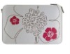14"sliver petal neoprene laptop computer sleeve