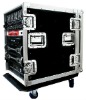 14U AMPLIFIER CASE-24" BODY DEPTH WITH CASTER BOARD