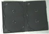 14mm 4 Disc Black DVD Case without tray