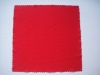 15*15cm bright red microfiber cleaning cloth