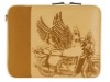 15.4" gold harley neoprene laptop computer sleeve