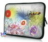 15.6 inch neoprene Laptop sleeve with flowr pattern