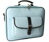 15" PU hard frame laptop bag