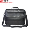 15'' black PU laptop briefcase
