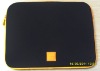 15" black neoprene laptop