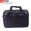 15'' black nylon&PU laptop briefcase