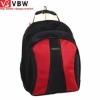 15" fashion-design black nylon laptop backpack