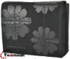 15'' flower printing black good quality laptop PC briefcase