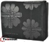 15'' flower printing black good quality laptop PC briefcase