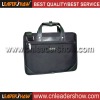 15" polyester fashion black laptop bag