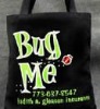 15oz BLACK CANVAS SHOPPING BAG