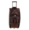 1680D 2pcs fashion duffle trolley luggage bag