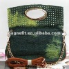 1686*greenK090908)stock cowboy shoulder bag rhinestone