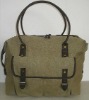 16OZ Canvas Satchel Bag with PU Carrying Handles