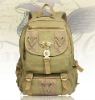 17.5 inch Round metal lock school backpack