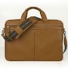 17" faux leather Laptop Messenger