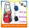 18-Can Rolling cooler bag with wheels