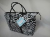 1801-G 20" zebra print lady bag