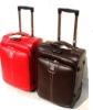 18inch genuine leather luggage case suitcases brown/back/red