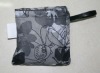 190T polyester folding bag with pouch