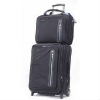 2 black pcs carry-on travel luggage