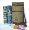 2 bottles or 4 cans cooler bag