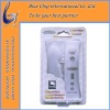 2 in 1 contronller Skidproof Silicone case for Wii ---white(no packing)