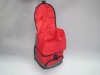 2 layer foldable 6 can Cooler bag with pocket