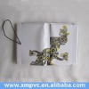 20 Pages PVC card purse with an Elastic String