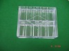 200ct Clear Chip Tray With Poker Space poker chip tray