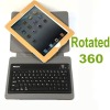 2010 Newest Rotatable Design for Ipad2  leather case Keyboard