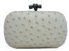 2010 Ostrich skin clutch bag, evening bag,purse,bag,fashion bag,designer bag