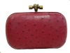 2010 Ostrich skin clutch bag, evening bag,purse,bag,fashion bag,designer bag