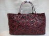 2010  genuine snake skin Cabat bag,lady handbag,fashion handbag,designer handbag,brand handbag,women bag.