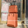 2011 2pcs orange trolley suitcase