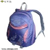 2011 420D polyester school bag purple