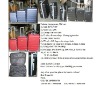 2011 ABS trolley bag,3pc set