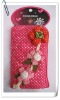 2011 Beautiful Cotton Fabric Mobile Phone Purse/ Cell Phone Bags