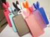 2011 Best Sell Soft Gel TPU case for iphone 4G 4GS Lovely Rabbit