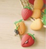 2011 Best Selling Strawberry Shape Silicone Key Bags