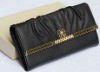 2011 Black metal wallet for ladies  OEM service