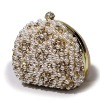 2011 Chirstmas day discount fashionable crystal beads sequin clutch evening bags