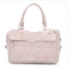 2011 Elegant pink rivet female  PU handbag