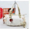 2011 Fashin lace edge  cute  lady PU  hobo bag