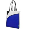 2011 Fashion 2 Tone Cotton Shopper Bag With Long Handles